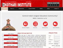 Tablet Screenshot of kothariinstitute.com